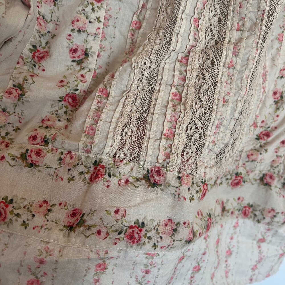 Magnolia Pearl Rsalā Floral Cotton Top Size: O/S - Picture 13 of 16